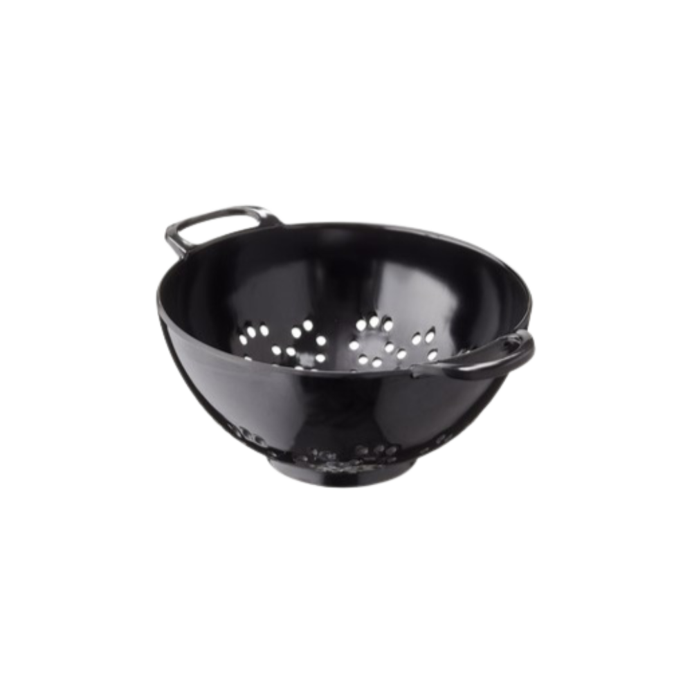 25008 SCOLAPASTA Ø 15,4x7 in MELAMINA col. NERO - immagine 1
