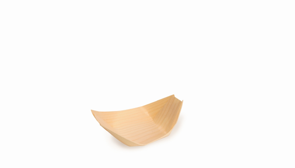 26627_Barchetta Legno.jpg BARCHETTA BAMBOO 6,5x4,5 cm (100 Pz.) - immagine 1