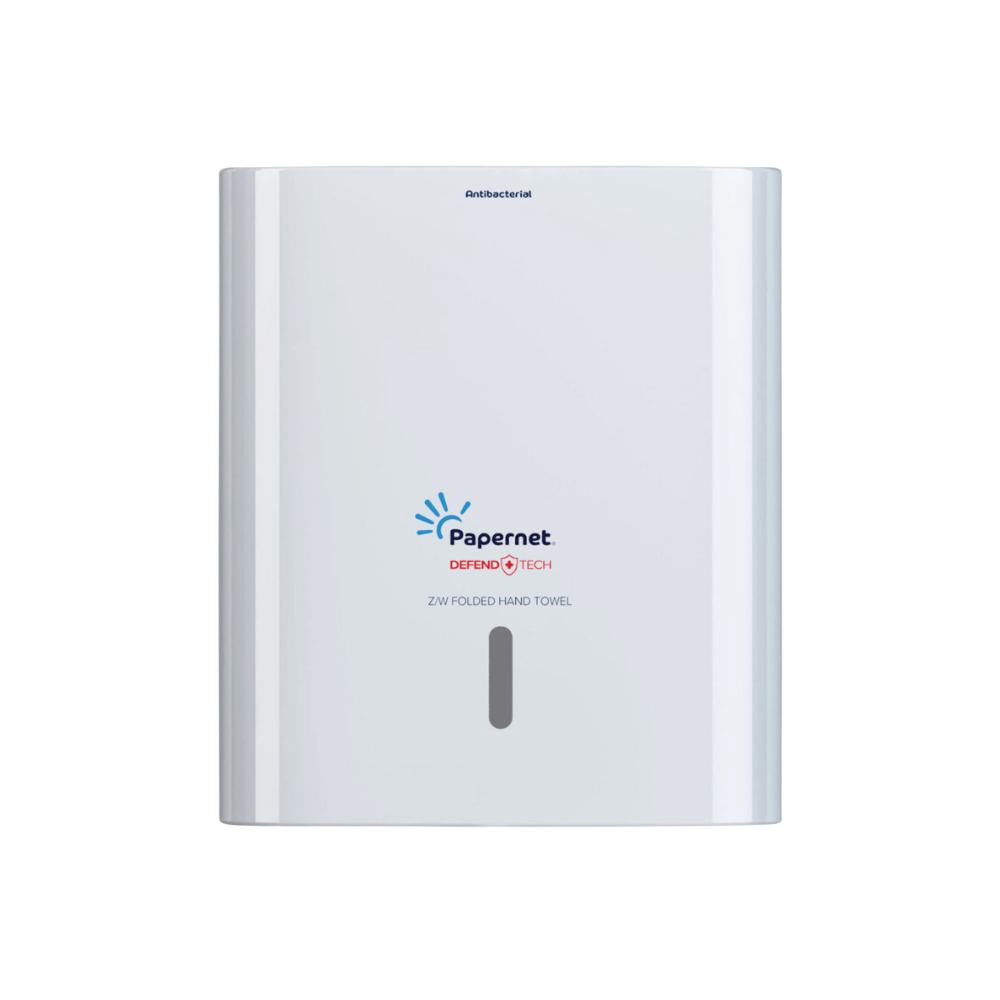 26826_CD75-B.png DISPENSER ANTIBATTERICO PIEGATI A Z/W col. BIANCO - immagine 1