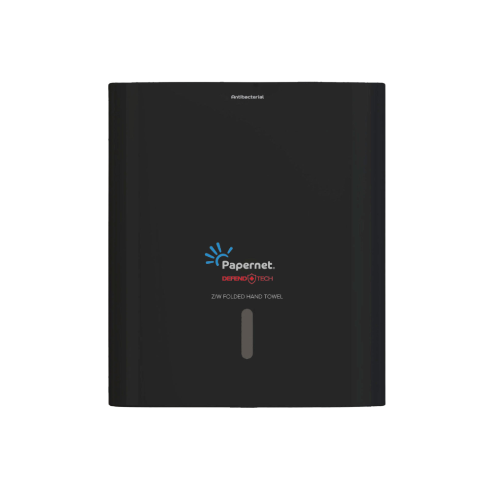 26827_CD75-N.png DISPENSER ANTIBATTERICO PIEGATI A Z/W col. NERO - immagine 1
